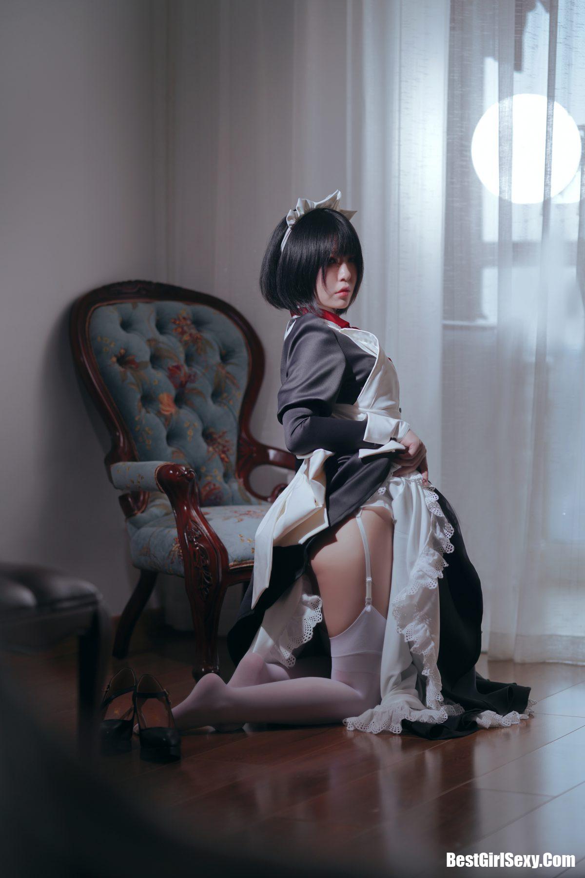 Coser@半半子 Vol.016 嫌パン MAID BANBANKO 女仆 37