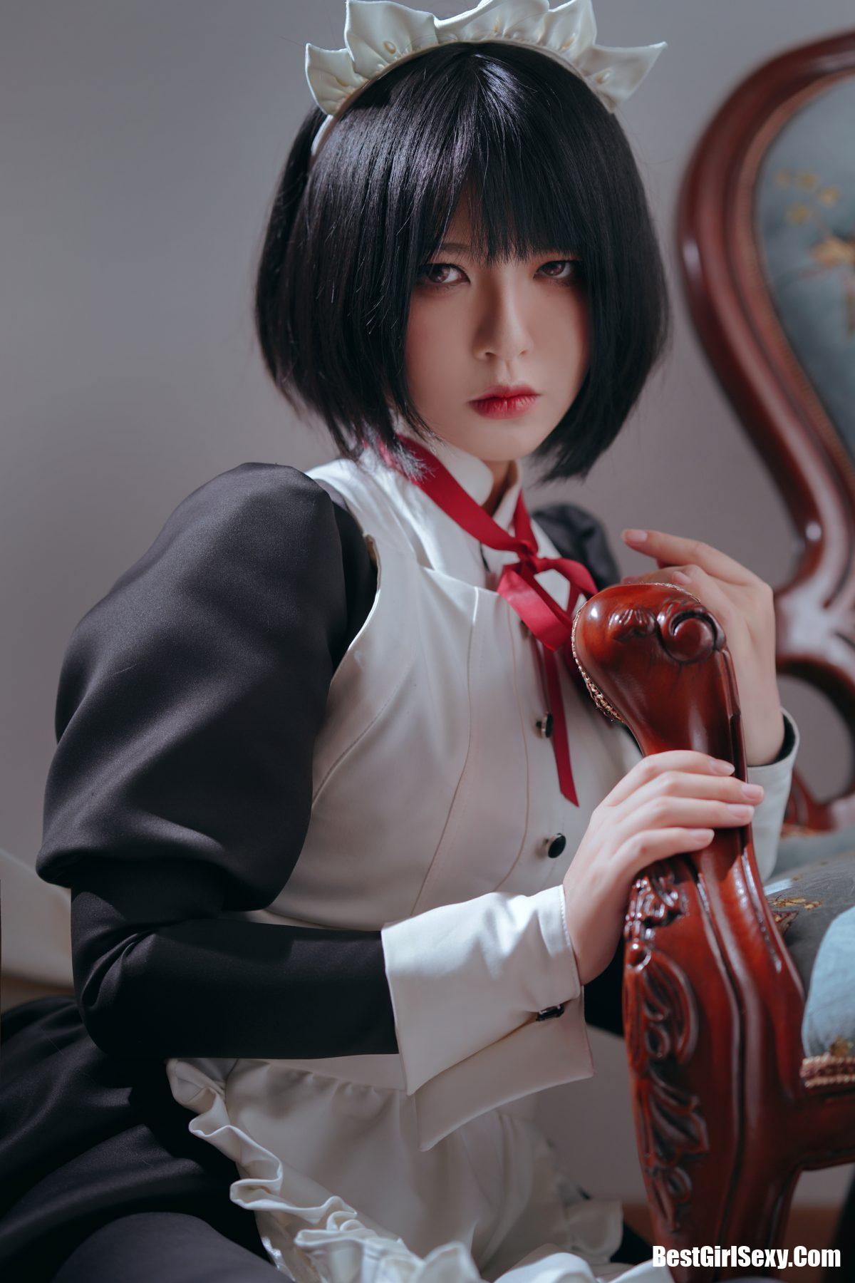 Coser@半半子 Vol.016 嫌パン MAID BANBANKO 女仆 40