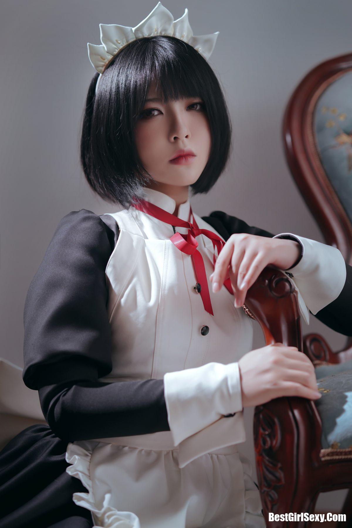 Coser@半半子 Vol.016 嫌パン MAID BANBANKO 女仆 41