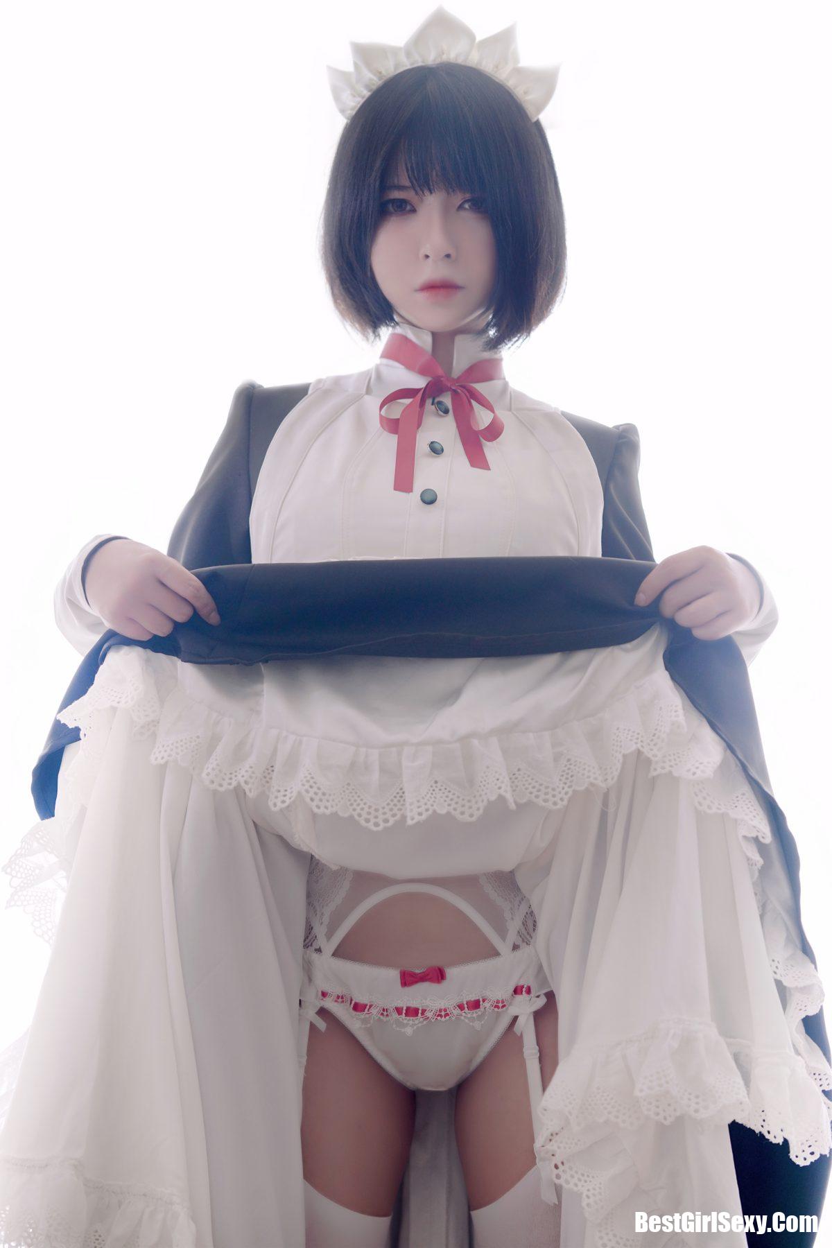 Coser@半半子 Vol.016 嫌パン MAID BANBANKO 女仆 46