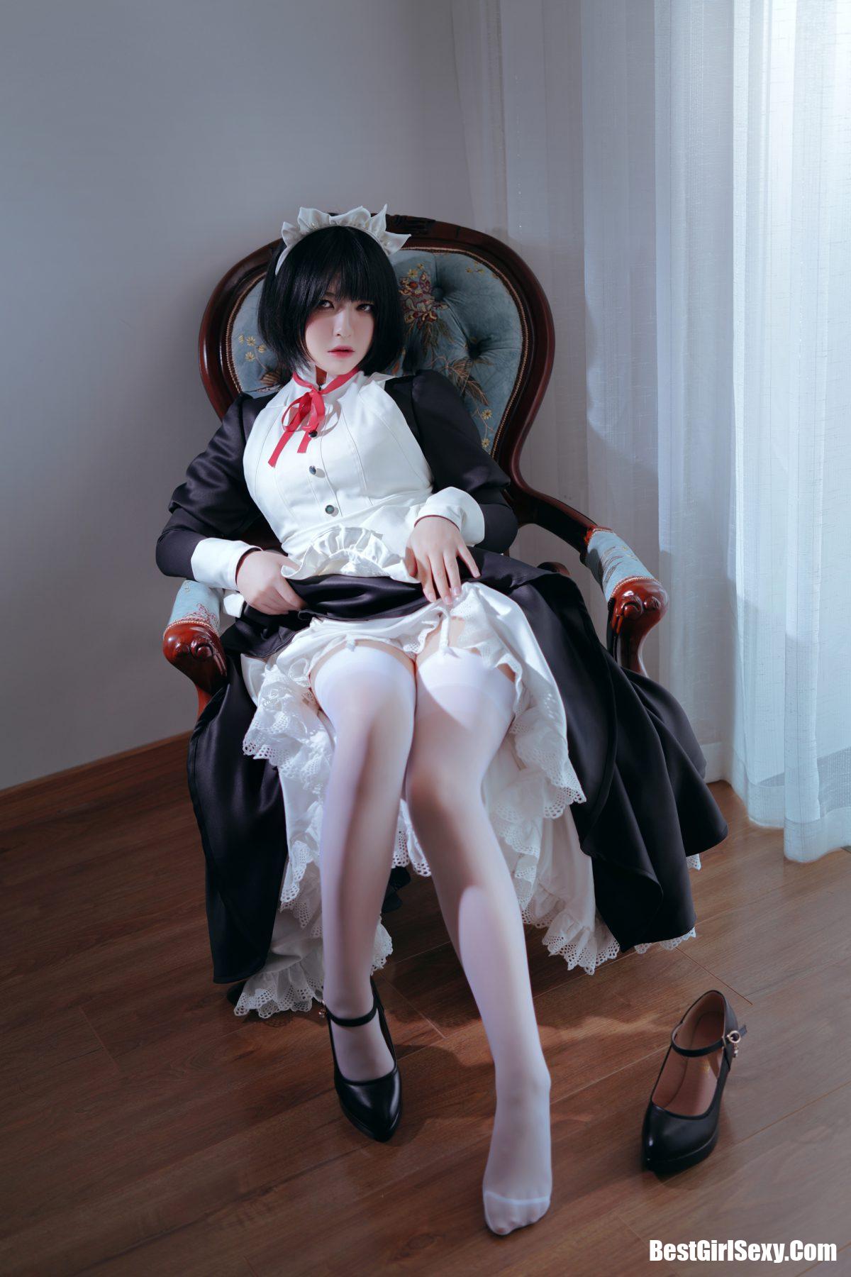 Coser@半半子 Vol.016 嫌パン MAID BANBANKO 女仆 4