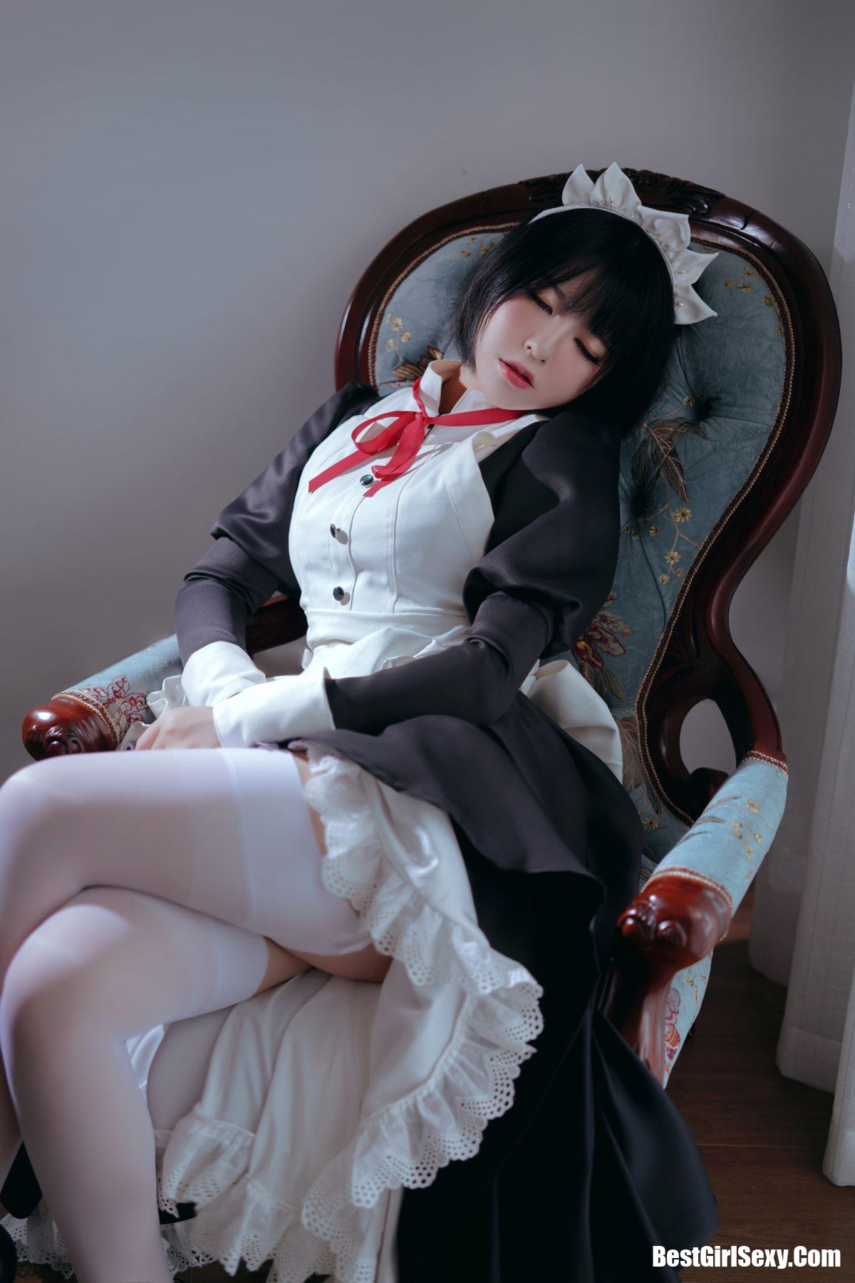 Coser@半半子 Vol.016 嫌パン MAID BANBANKO 女仆 6