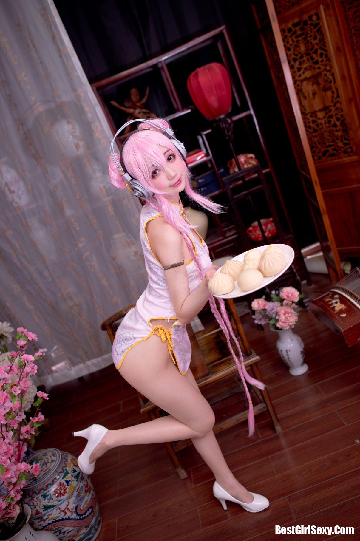 Coser@周叽是可爱兔兔 Vol.030 旗袍索尼子 7