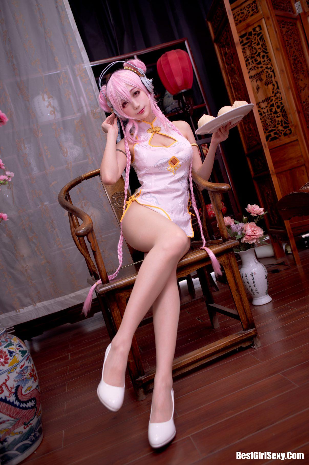 Coser@周叽是可爱兔兔 Vol.030 旗袍索尼子 11