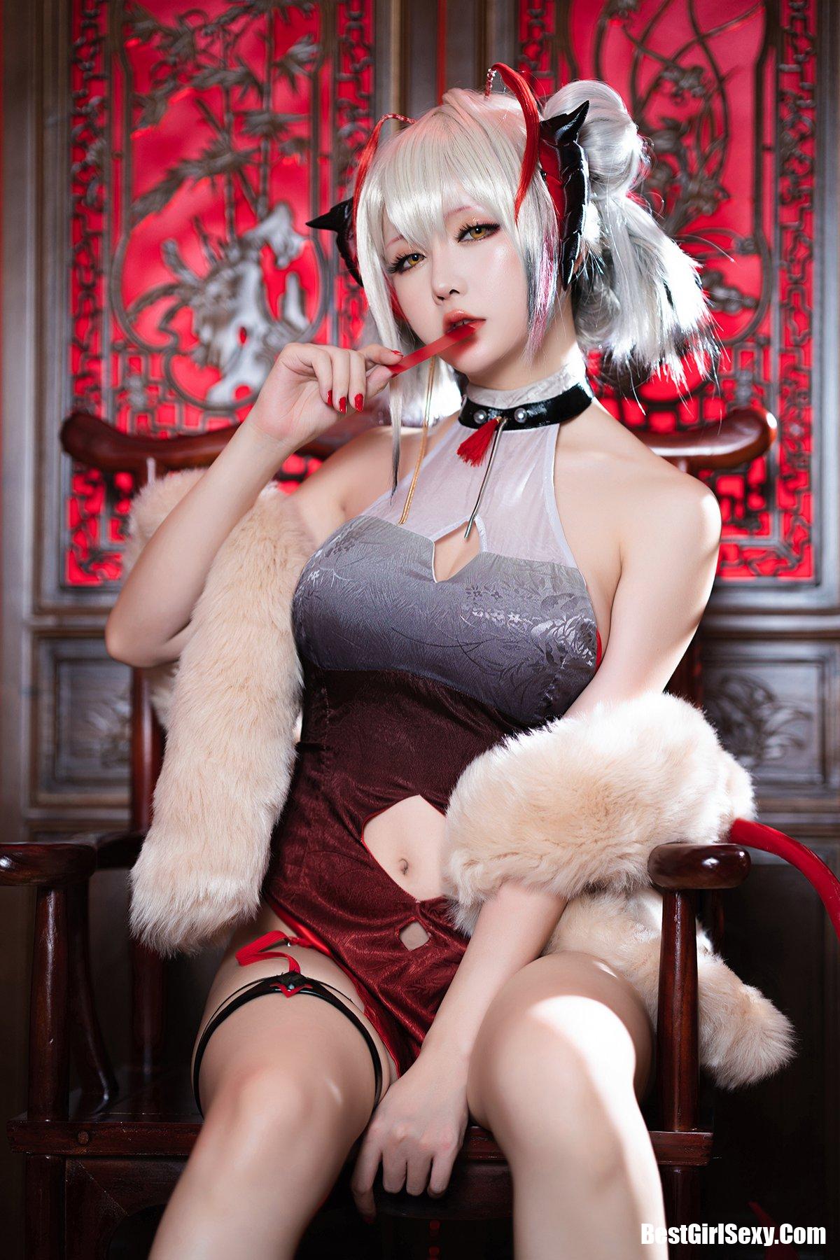 Coser@小姐姐星之迟迟 Vol.085 W 同人旗袍 0