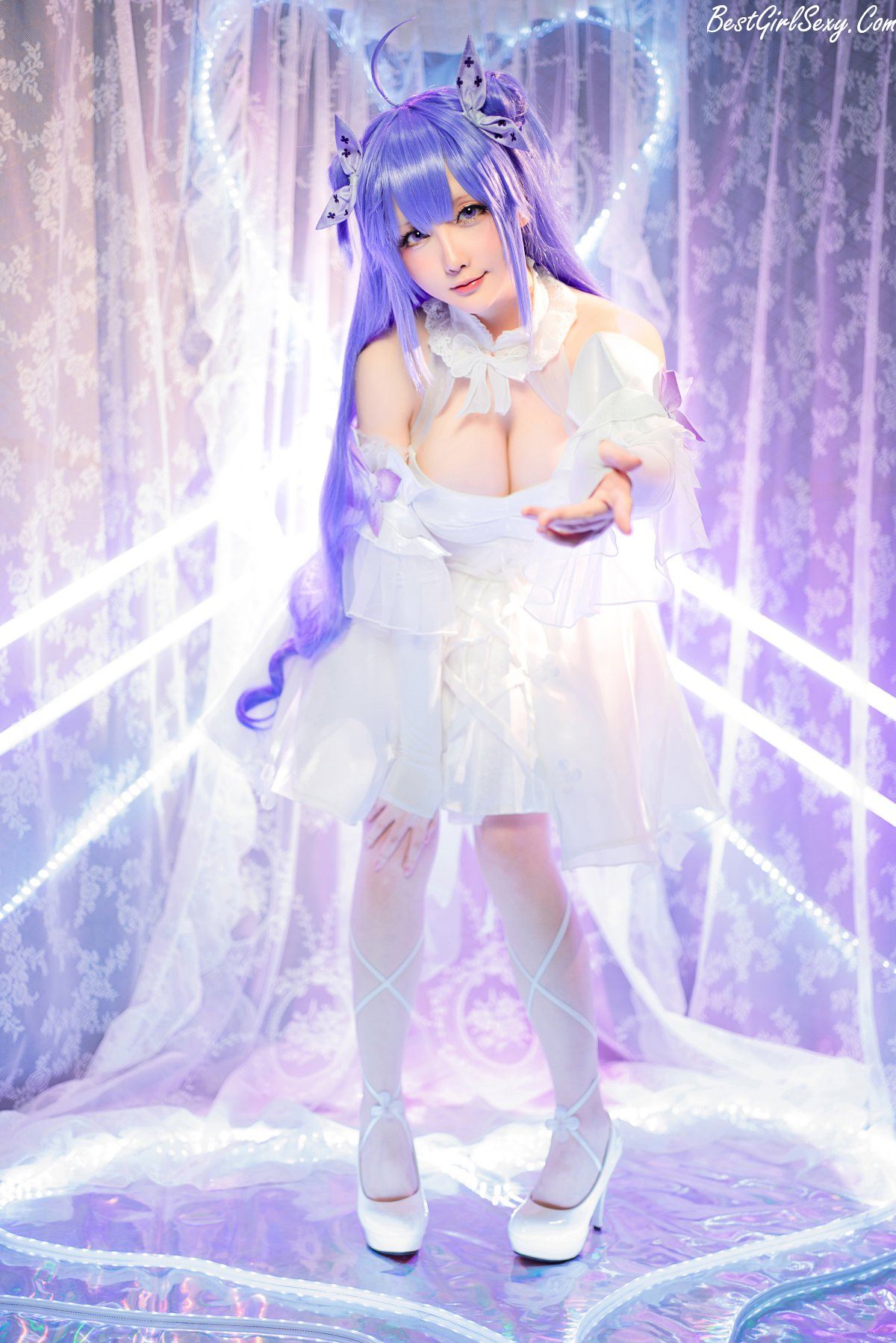 Coser@小姐姐星之迟迟 Vol.087 纯白と漆黑 电子包 C 0013