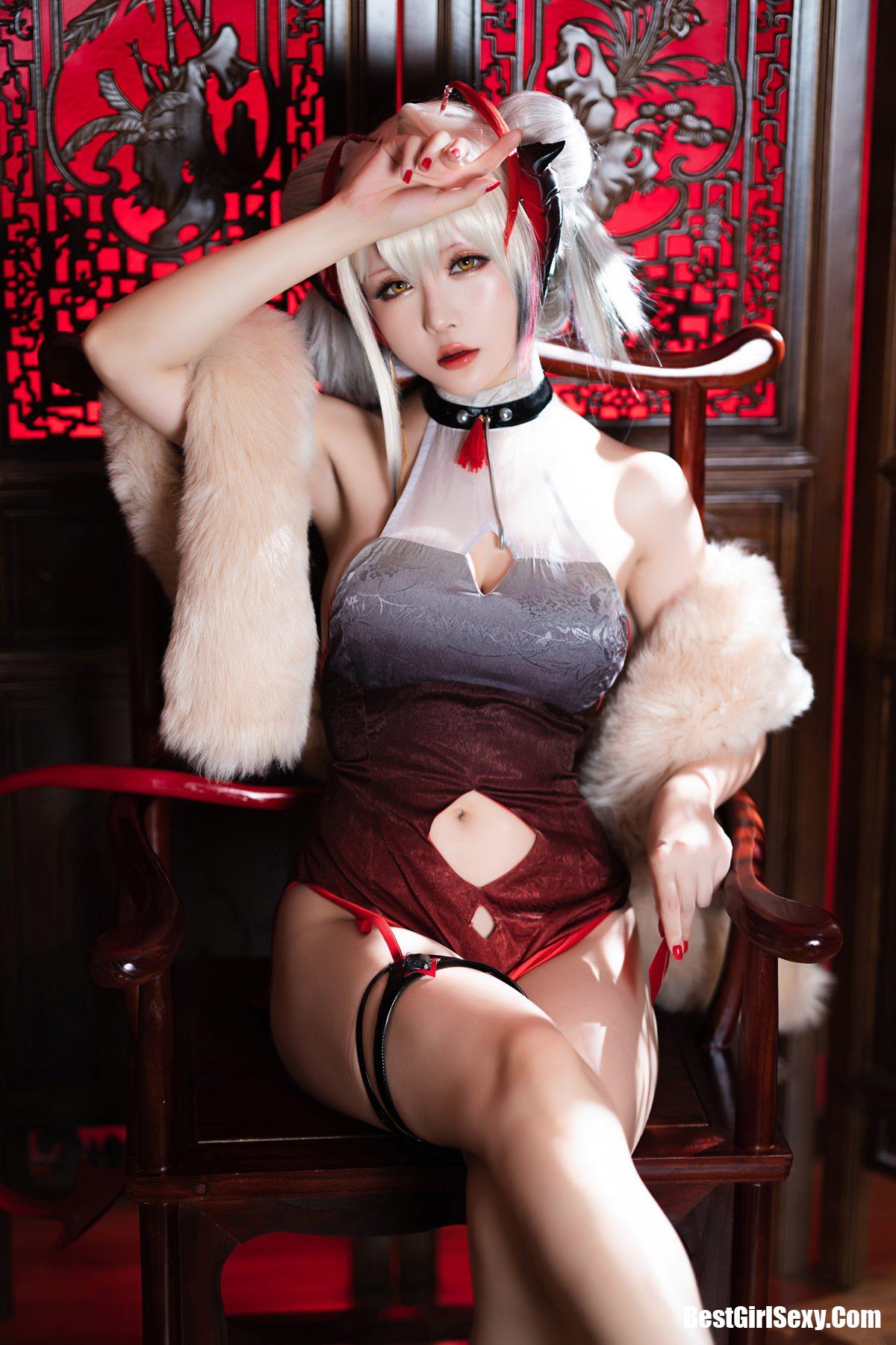 Coser@小姐姐星之迟迟 Vol.085 W 同人旗袍 25