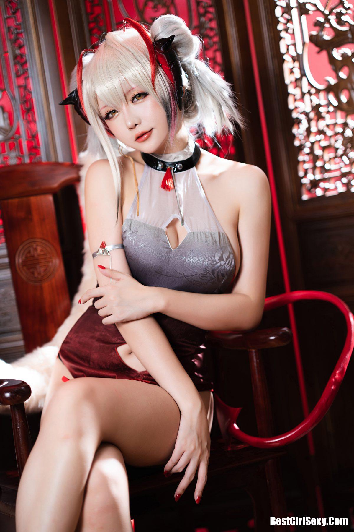 Coser@小姐姐星之迟迟 Vol.085 W 同人旗袍 5