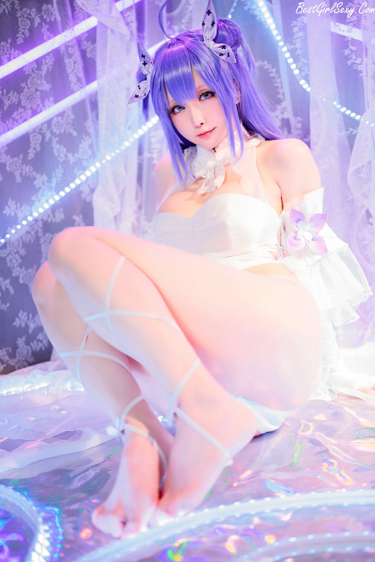 Coser@小姐姐星之迟迟 Vol.087 纯白と漆黑 电子包 C 0005