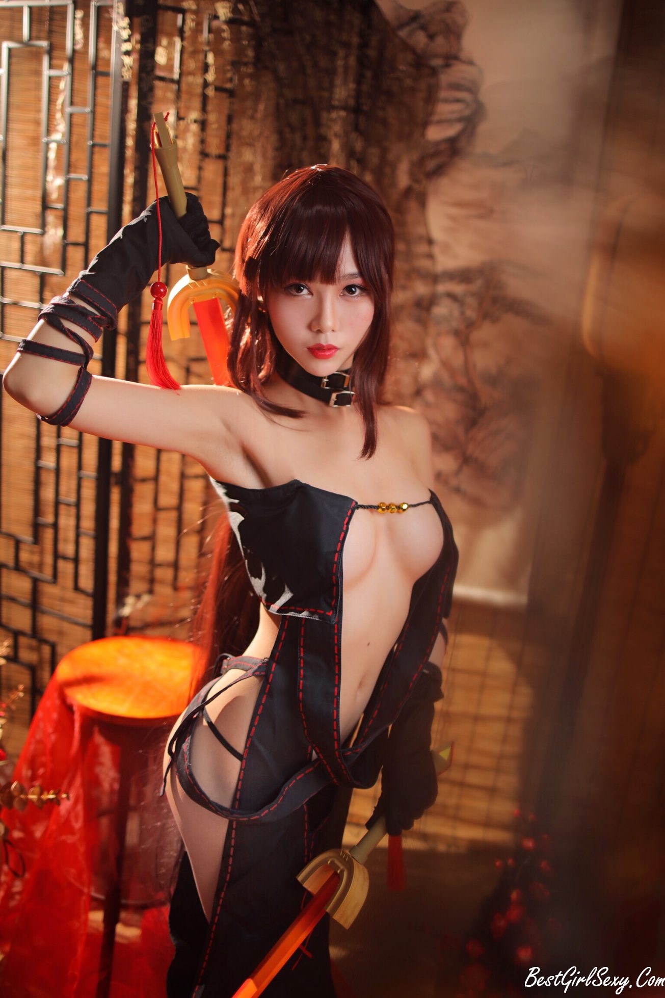 Coser@抖娘 利世 Vol.051 虞美人 0009