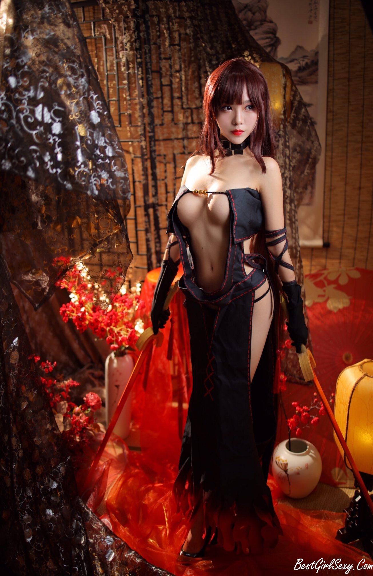 Coser@抖娘 利世 Vol.051 虞美人 0010