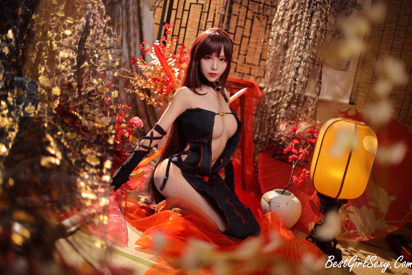 Coser@抖娘 利世 Vol.051 虞美人 0014