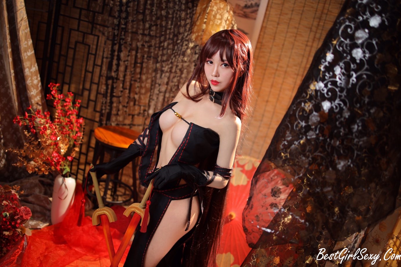 Coser@抖娘 利世 Vol.051 虞美人 0008