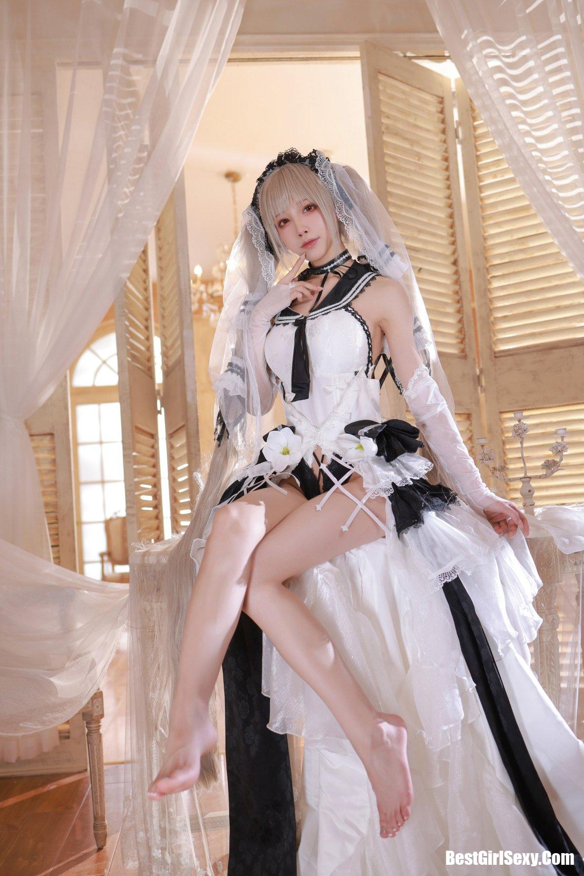 Coser@水淼aqua 碧蓝航线 可畏 婚纱 31