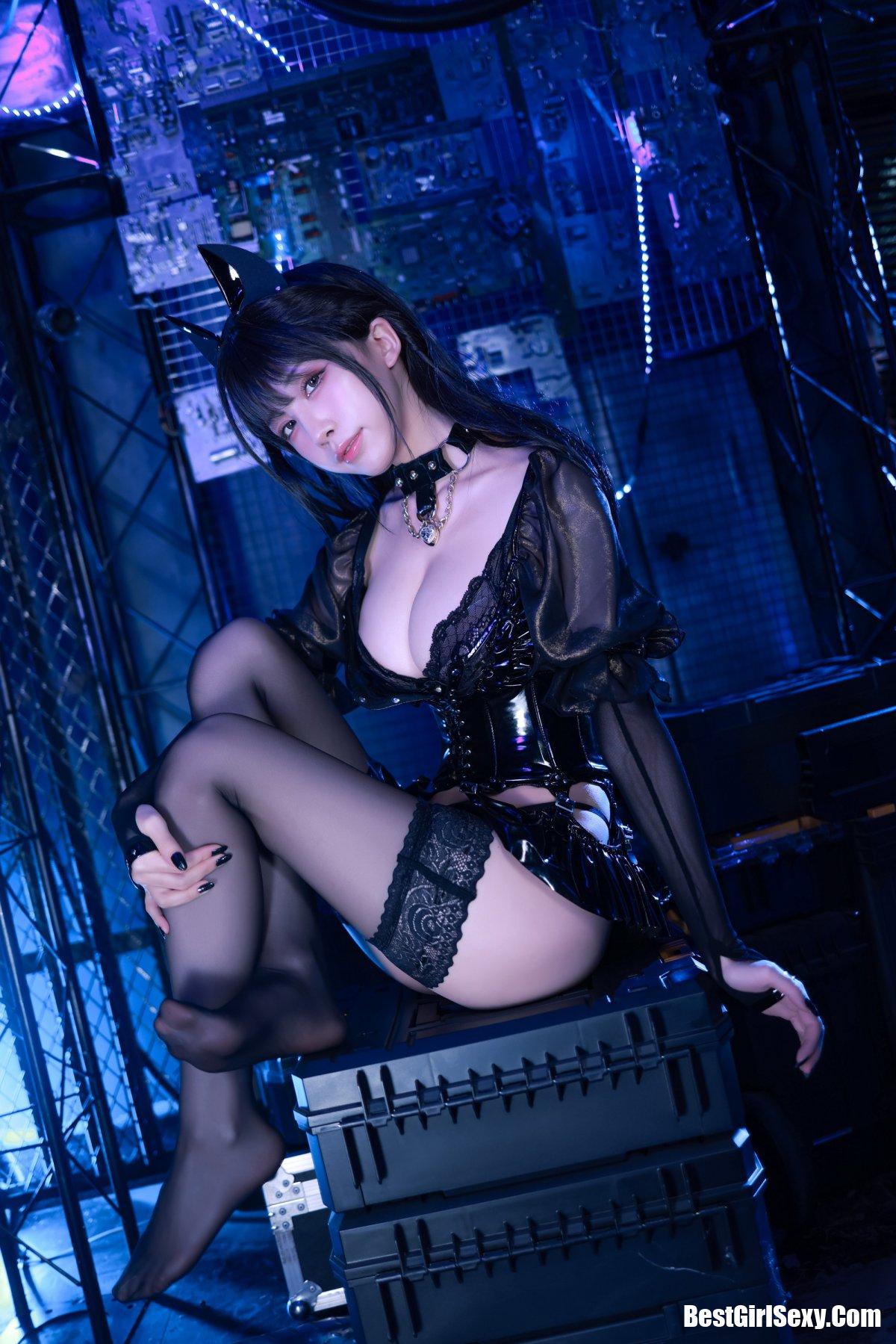 Coser@水淼aqua Vol.101 猫咪女郎 粉红猫猫 35