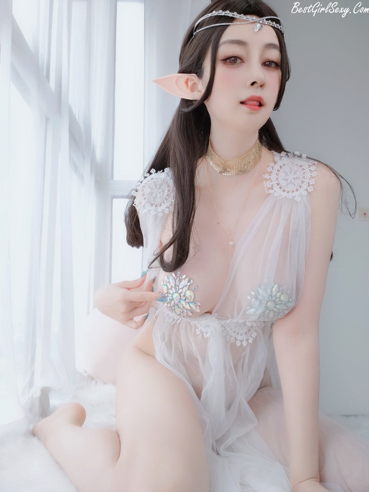 Coser@白银81 Vol.073 精灵宝石内衣 0067