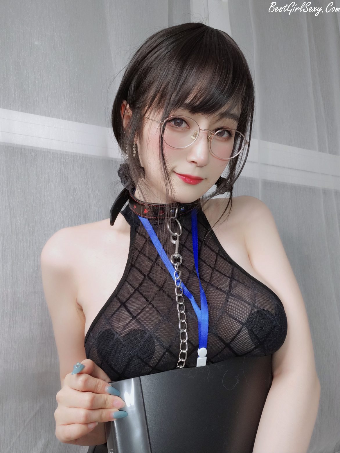 Coser@白银81 Vol.057 自撮り 黑丝情趣 A 0005