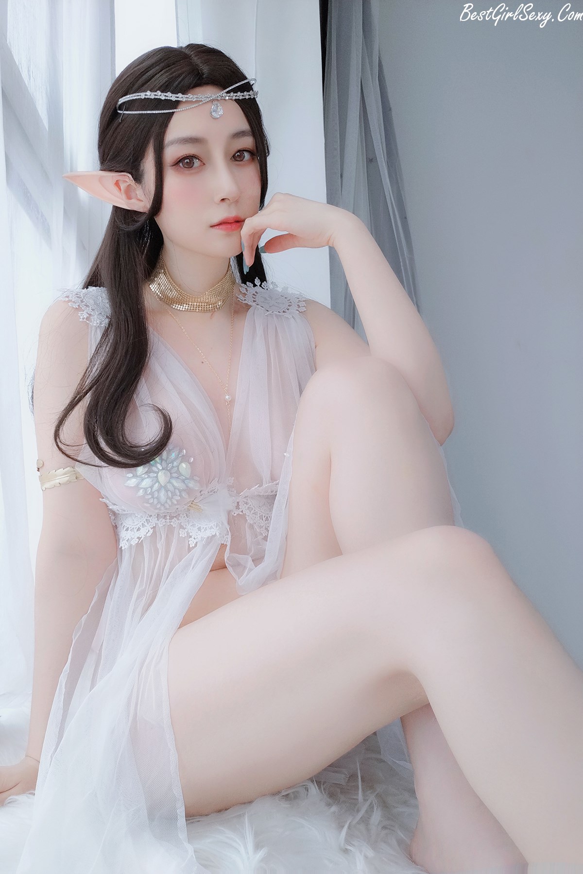 Coser@白银81 Vol.073 精灵宝石内衣