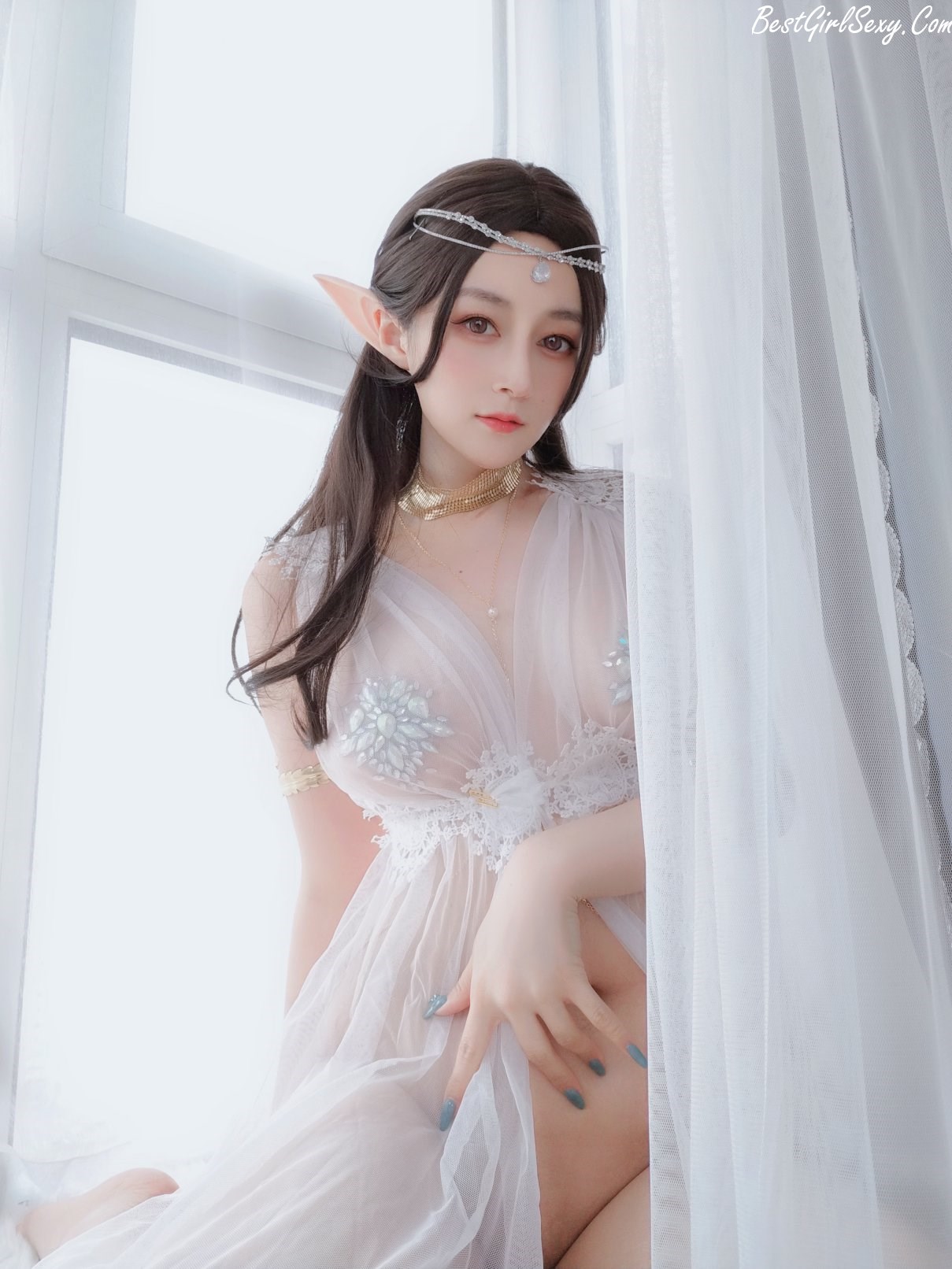 Coser@白银81 Vol.073 精灵宝石内衣 0032