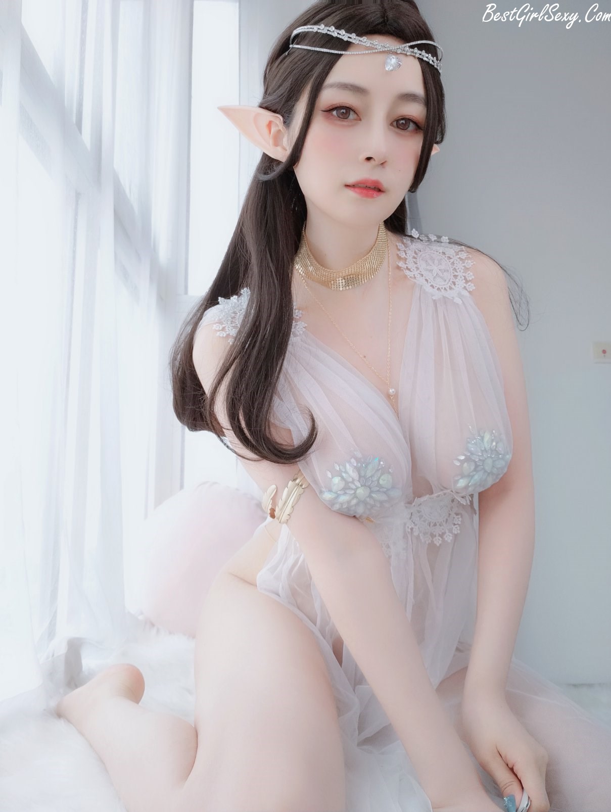 Coser@白银81 Vol.073 精灵宝石内衣 0056