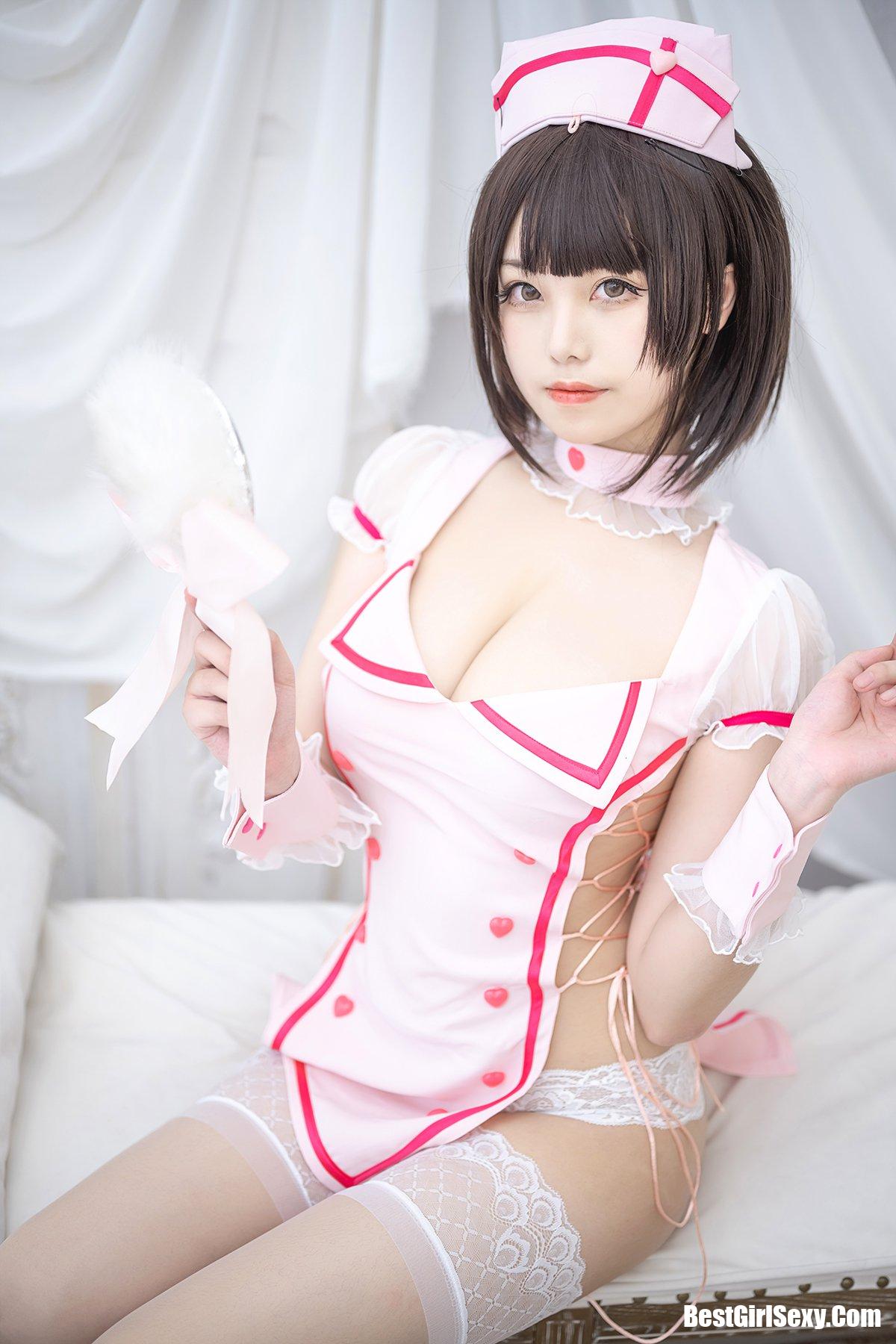 Coser@蜜汁猫裘 Vol.071 小护士 0