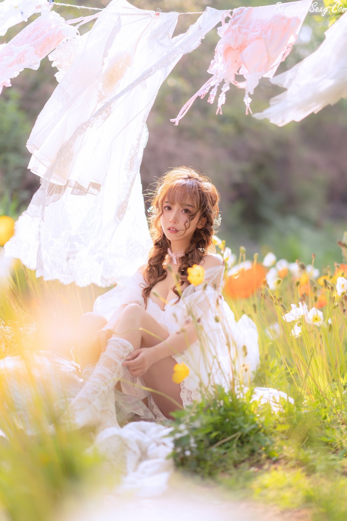 Coser@过期米线线喵 Vol.116 夏日限定 晒衣服 0019