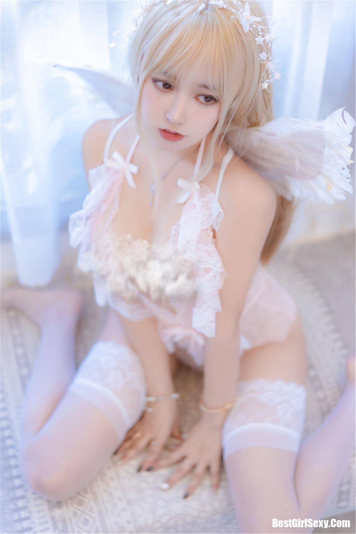 Coser@过期米线线喵 Vol.128 粉天使 28