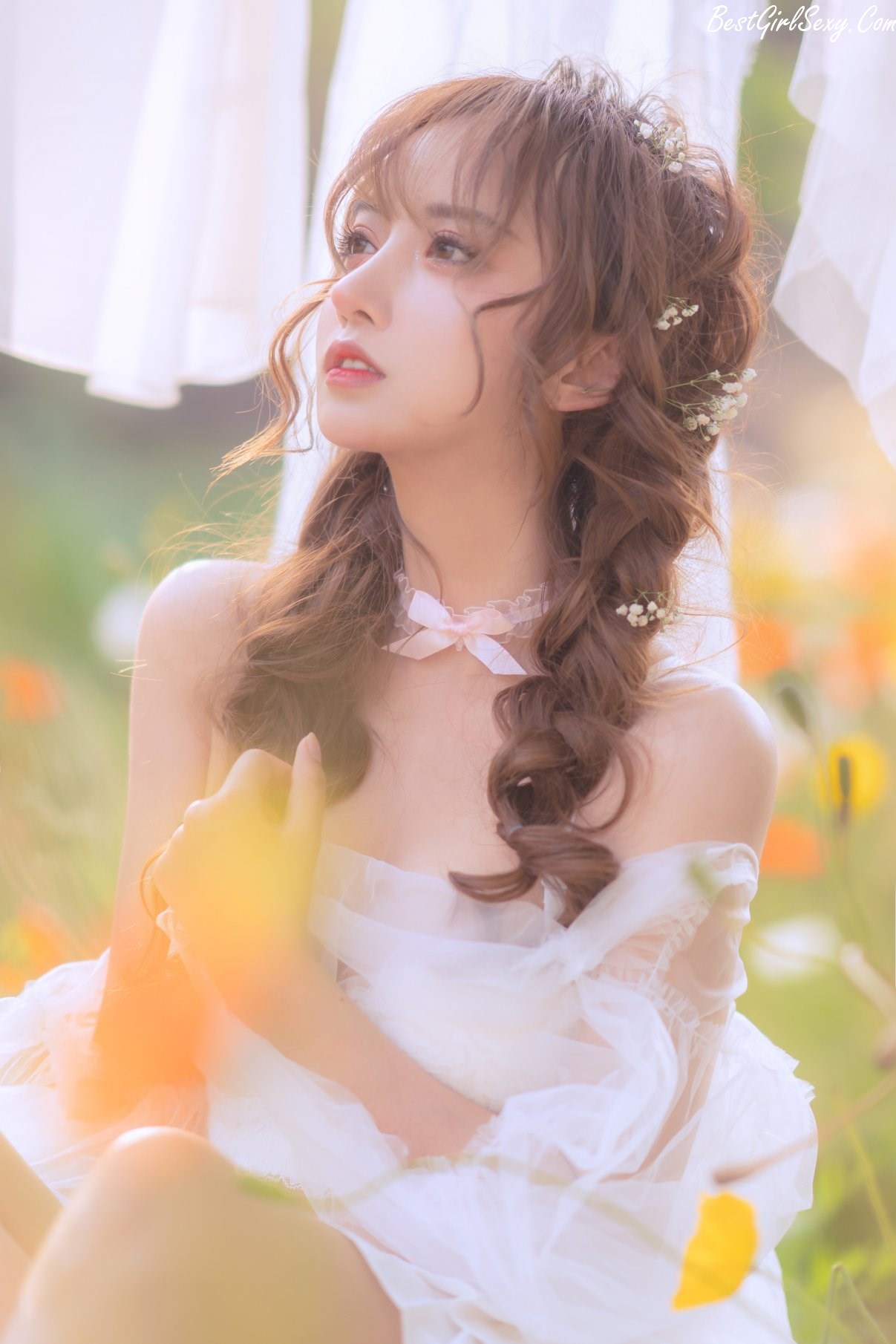 Coser@过期米线线喵 Vol.116 夏日限定 晒衣服 0031