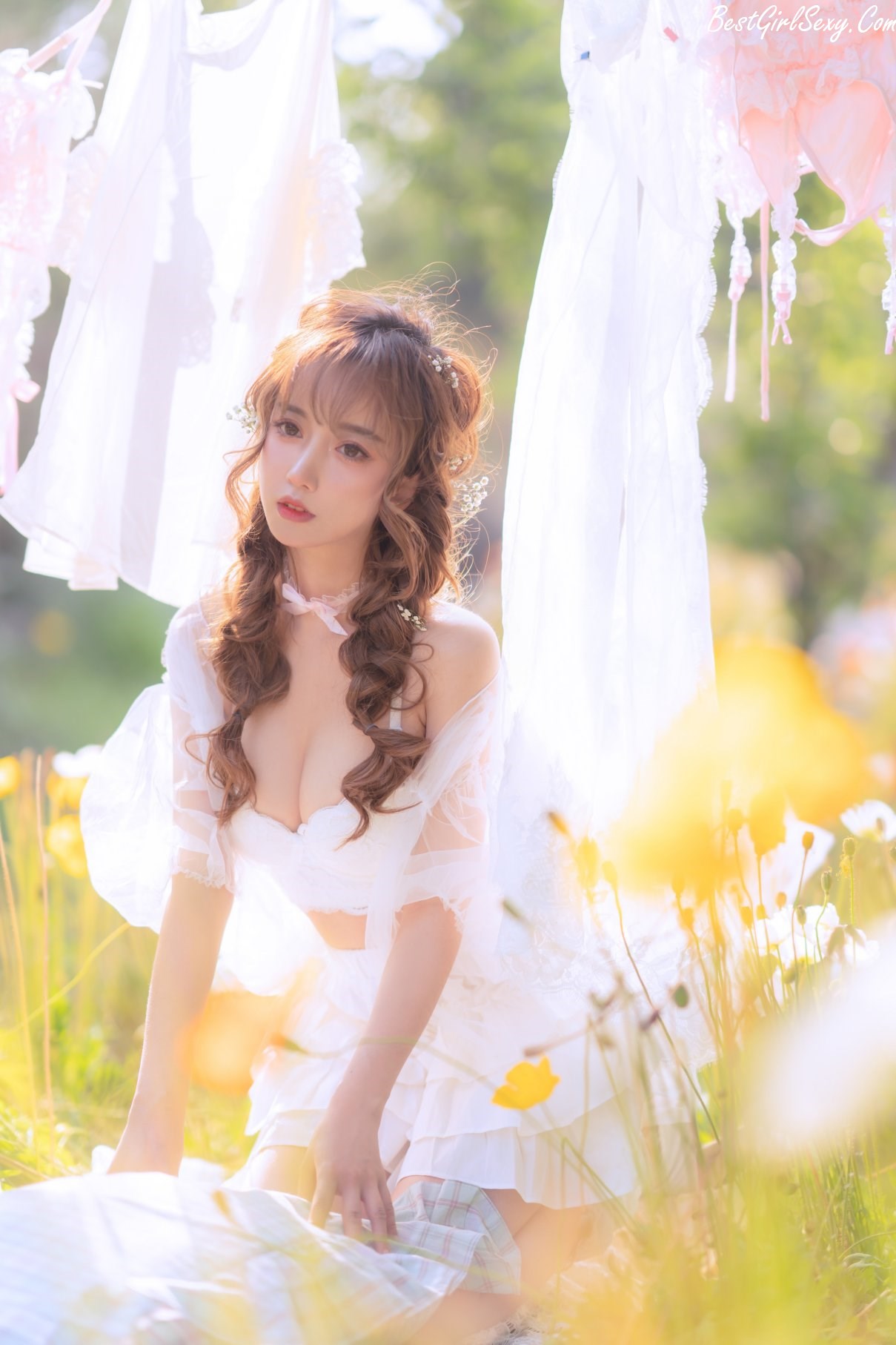 Coser@过期米线线喵 Vol.116 夏日限定 晒衣服 0008