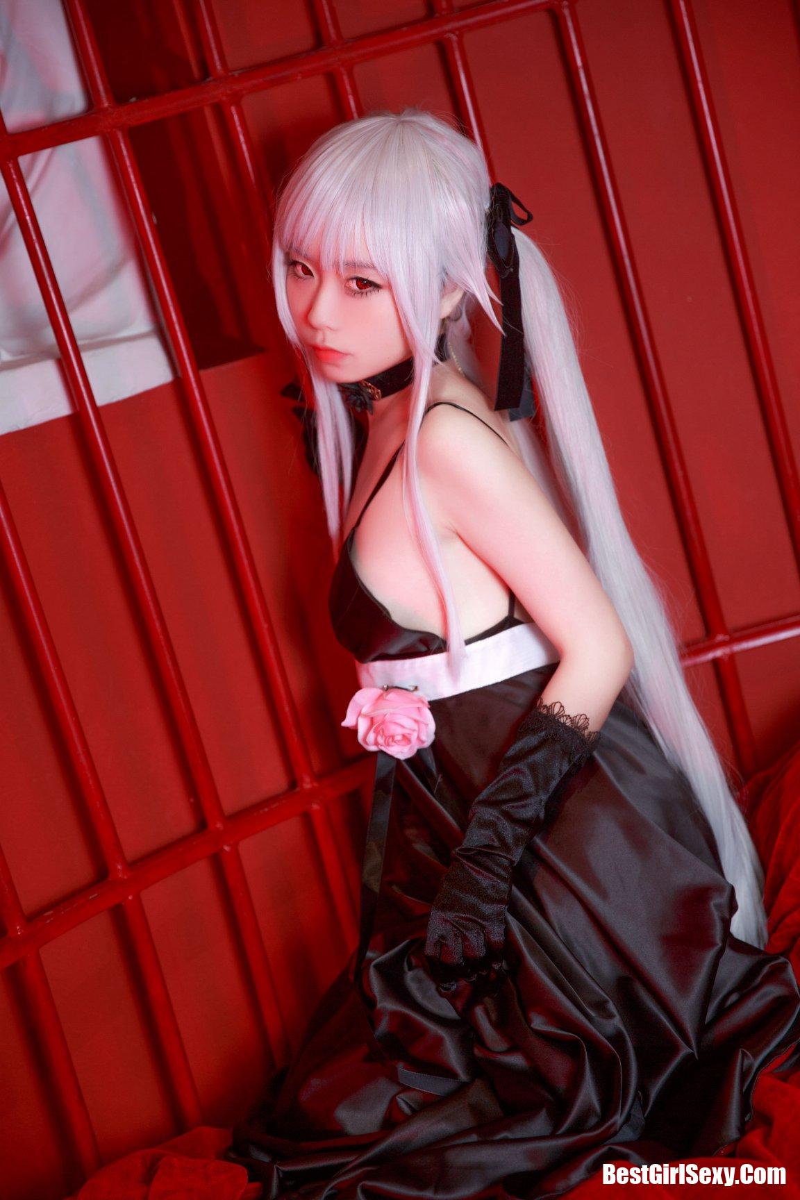 Coser@G44不会受伤 雾枝黑裙礼服 4