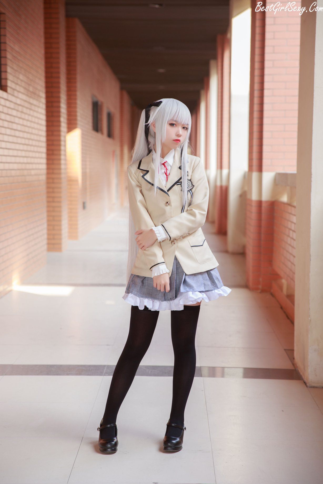 Coser@G44不会受伤 Vol.039 雾枝校服 0015