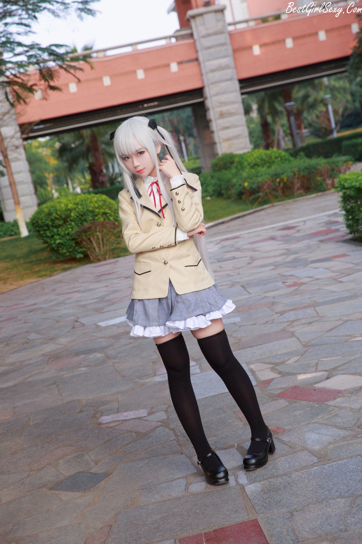 Coser@G44不会受伤 Vol.039 雾枝校服 0006