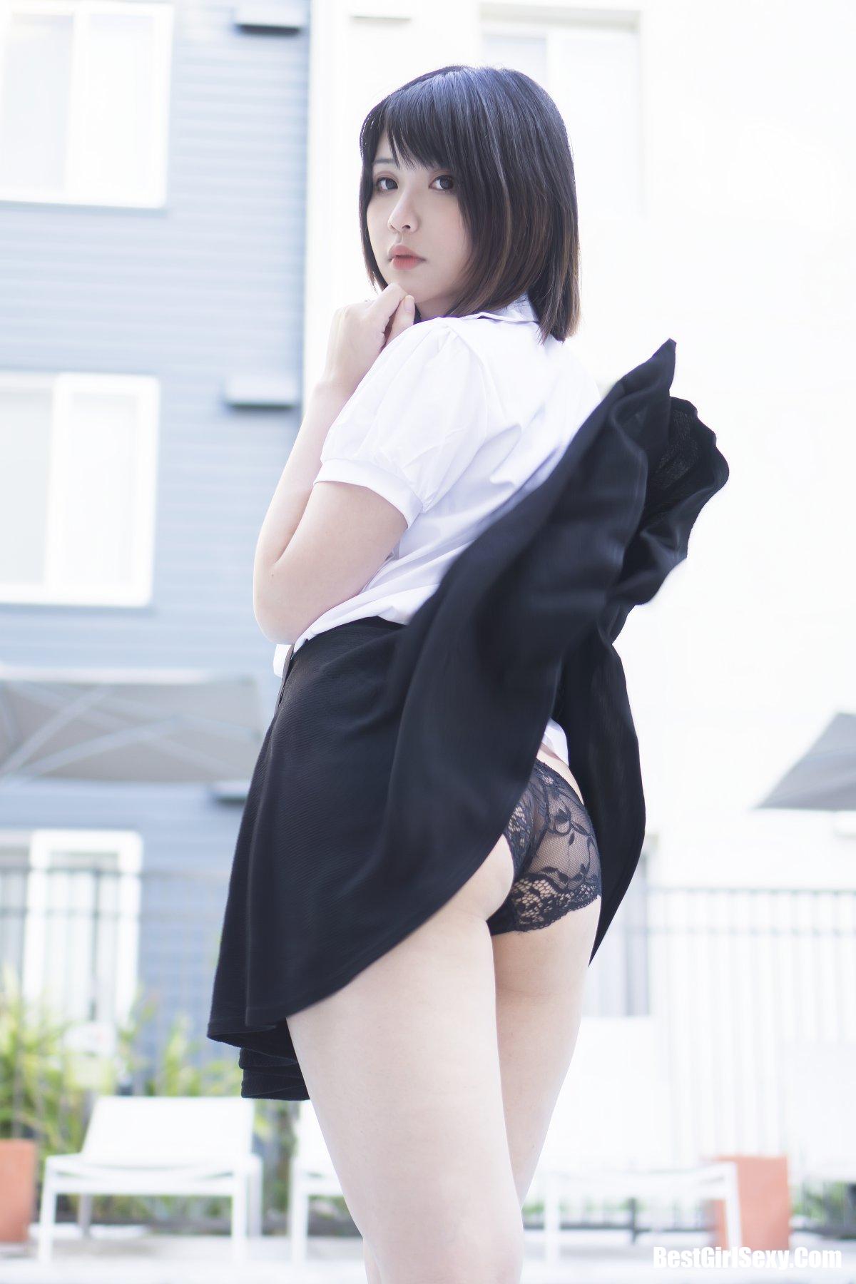 Coser@Hana Bunny - Wet Shirt Casual 4