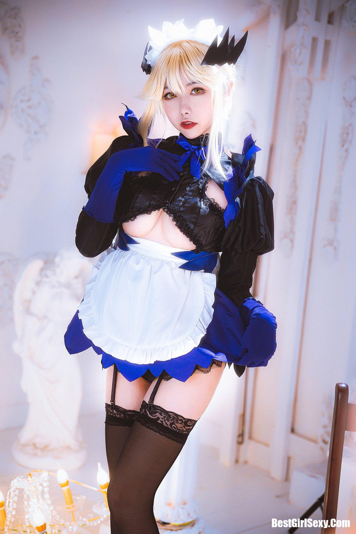 Coser@Momoko葵葵 Vol.011 黑枪呆女仆 1