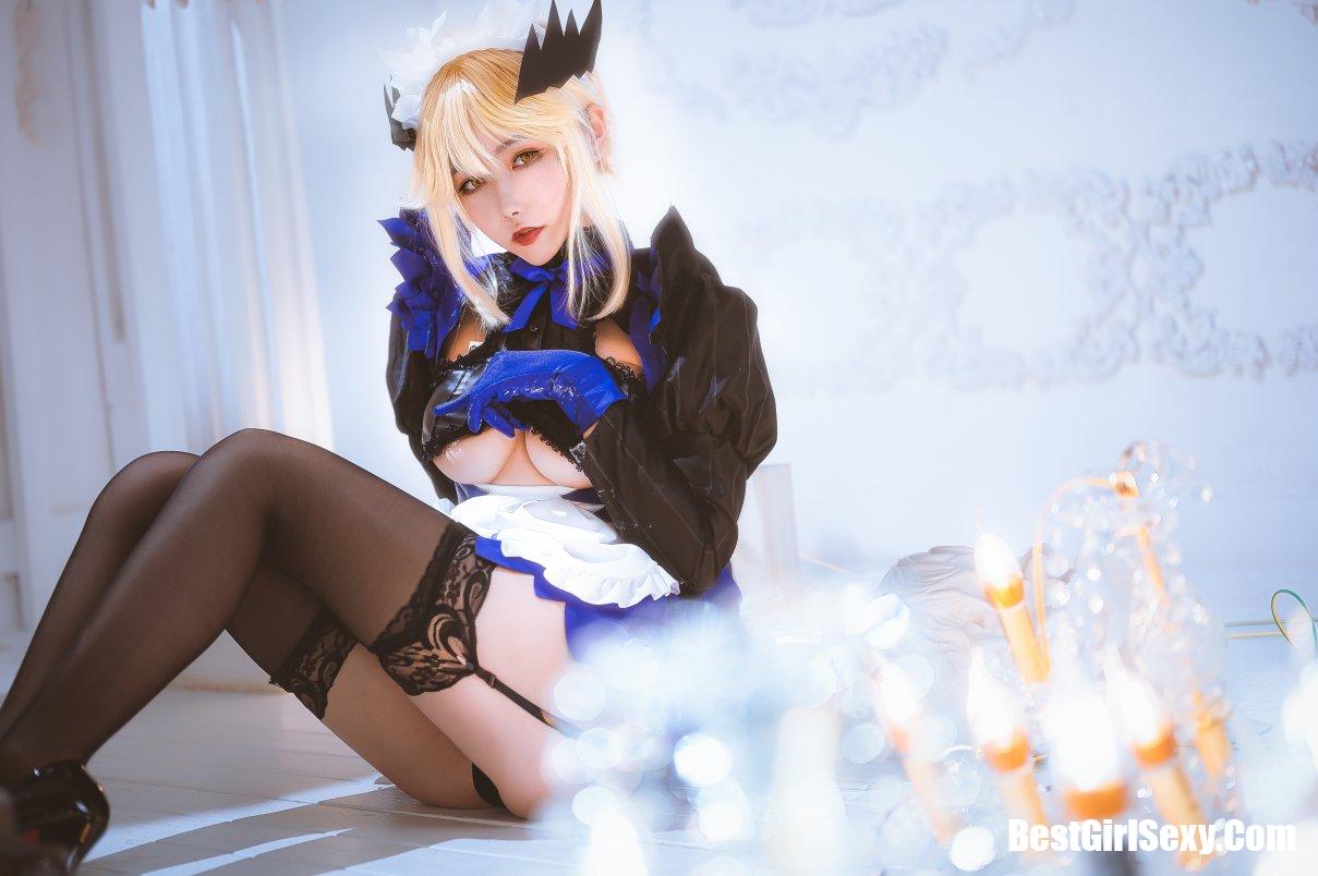 Coser@Momoko葵葵 Vol.011 黑枪呆女仆 14