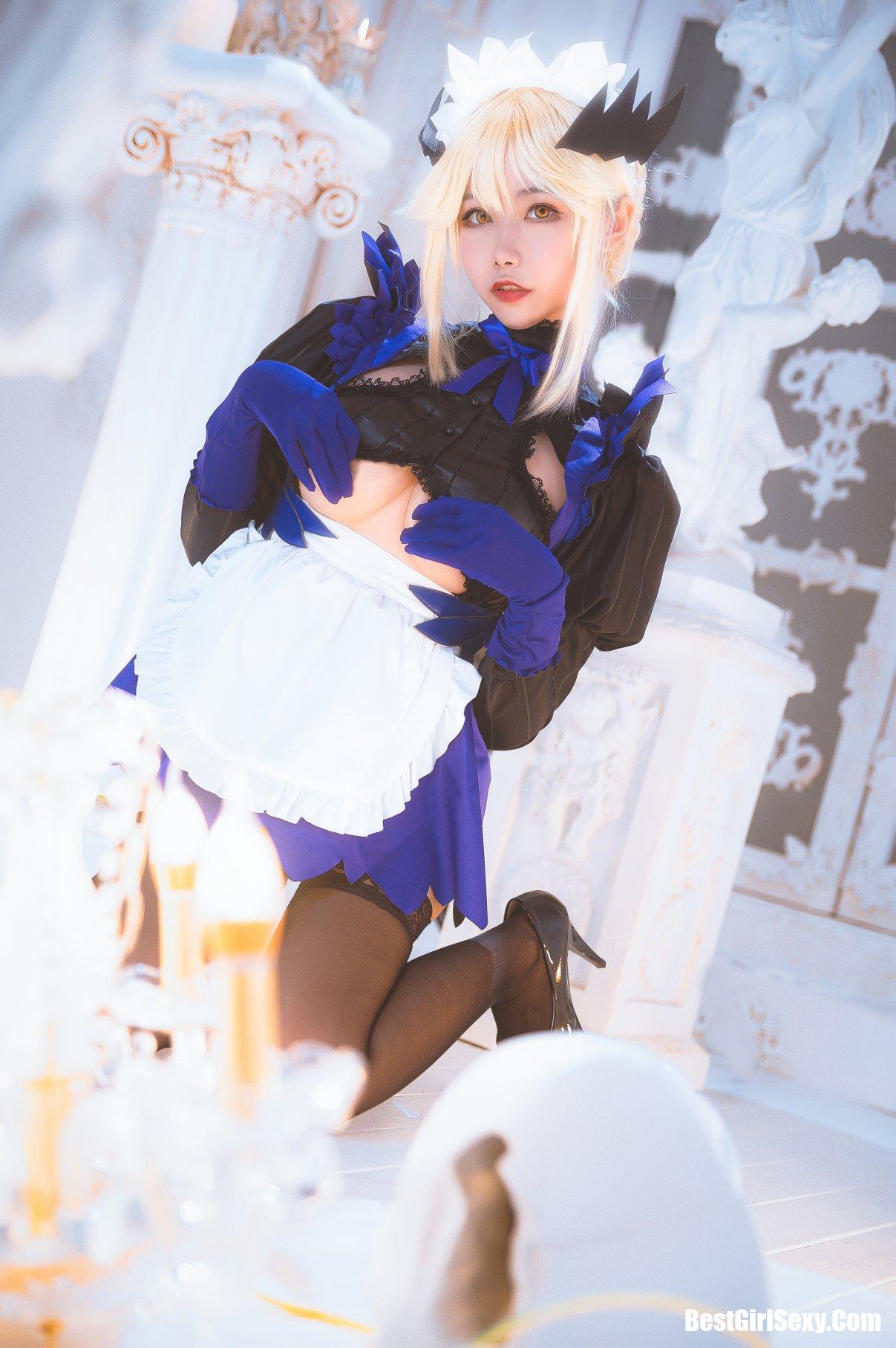 Coser@Momoko葵葵 Vol.011 黑枪呆女仆 9