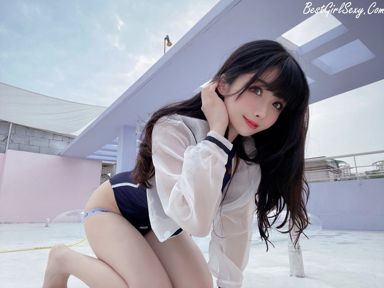 Coser@rioko凉凉子 Vol.068 天台竞泳 B 0009