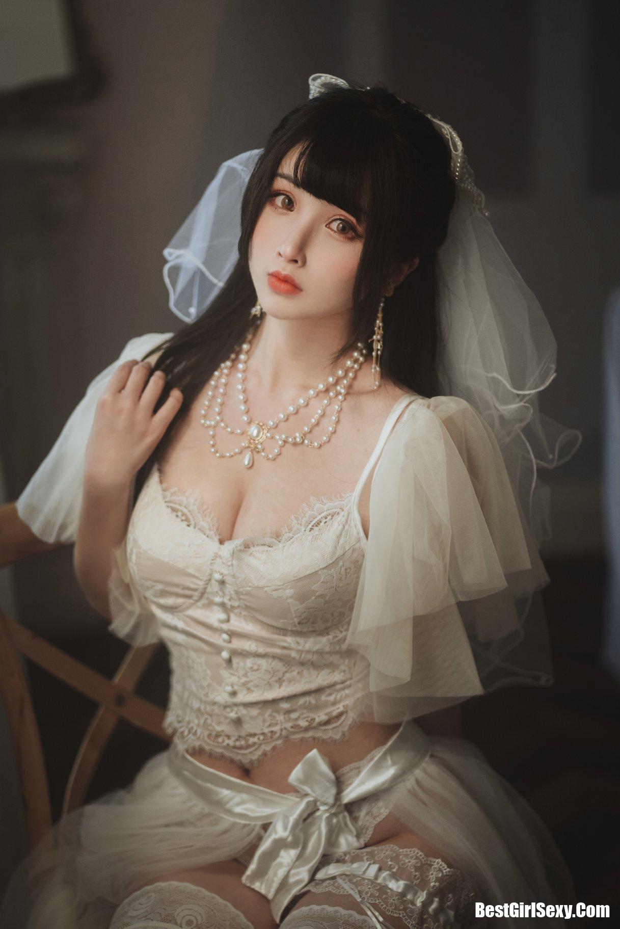 Coser@rioko凉凉子 Vol.073 透明婚纱 9