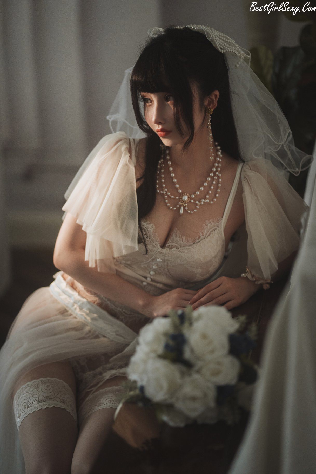 Coser@rioko凉凉子 Vol.069 透明婚纱 0029