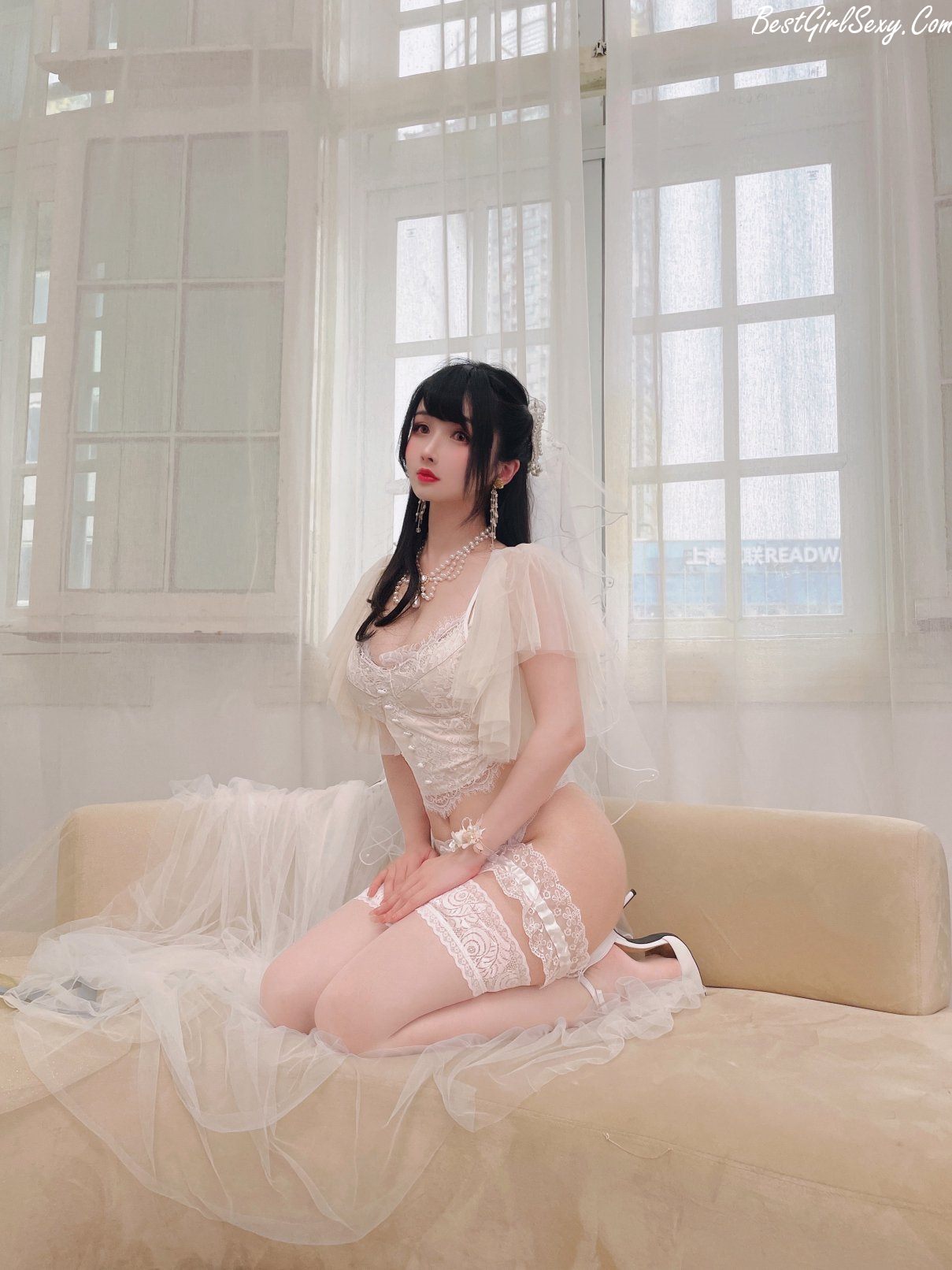 Coser@rioko凉凉子 Vol.069 透明婚纱 0037