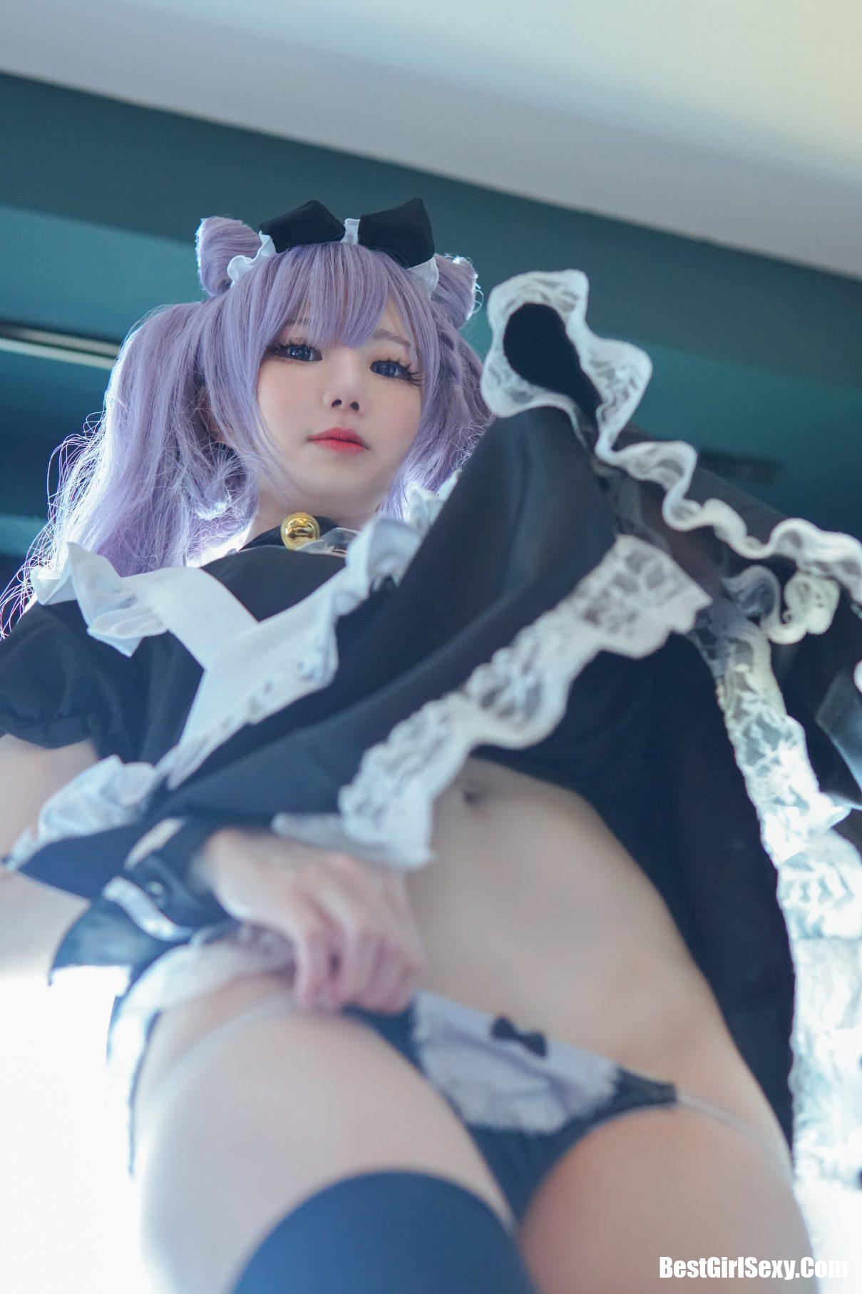 Coser@Sally Dorasnow Vol.004 Keqing Maid 19