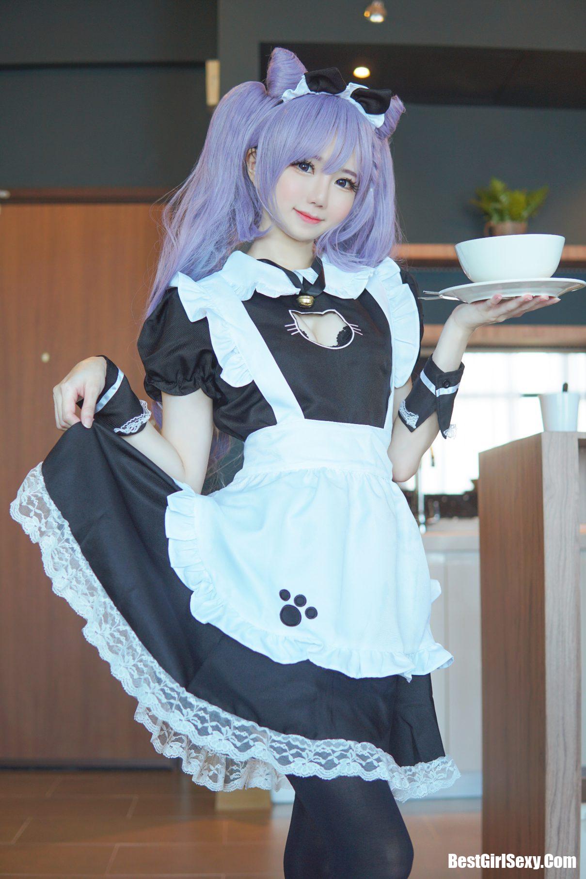 Coser@Sally Dorasnow Vol.004 Keqing Maid 27