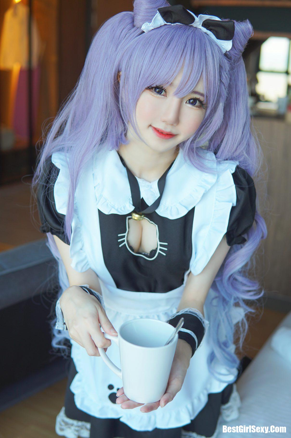 Coser@Sally Dorasnow Vol.004 Keqing Maid 29