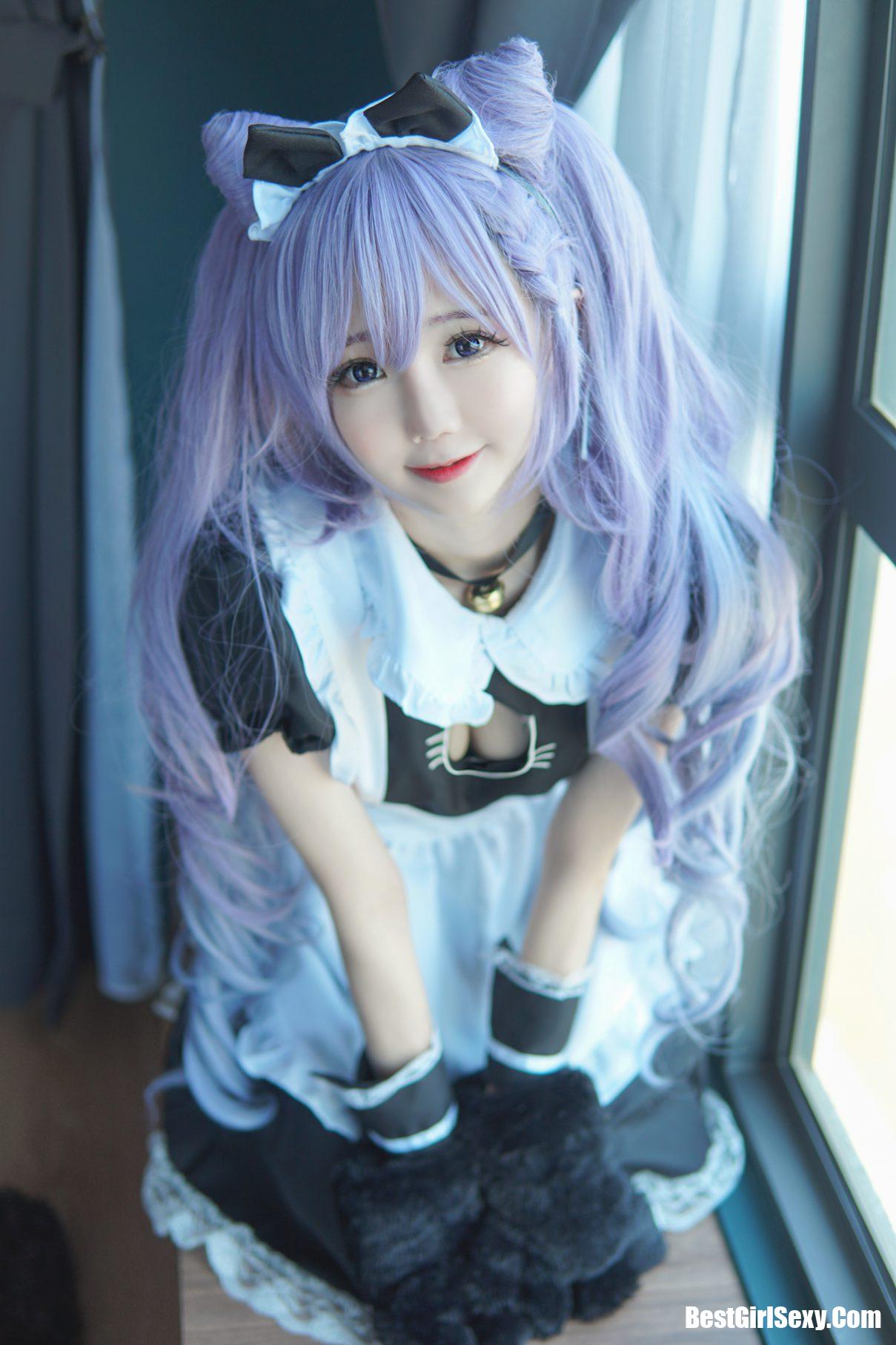 Coser@Sally Dorasnow Vol.004 Keqing Maid 4