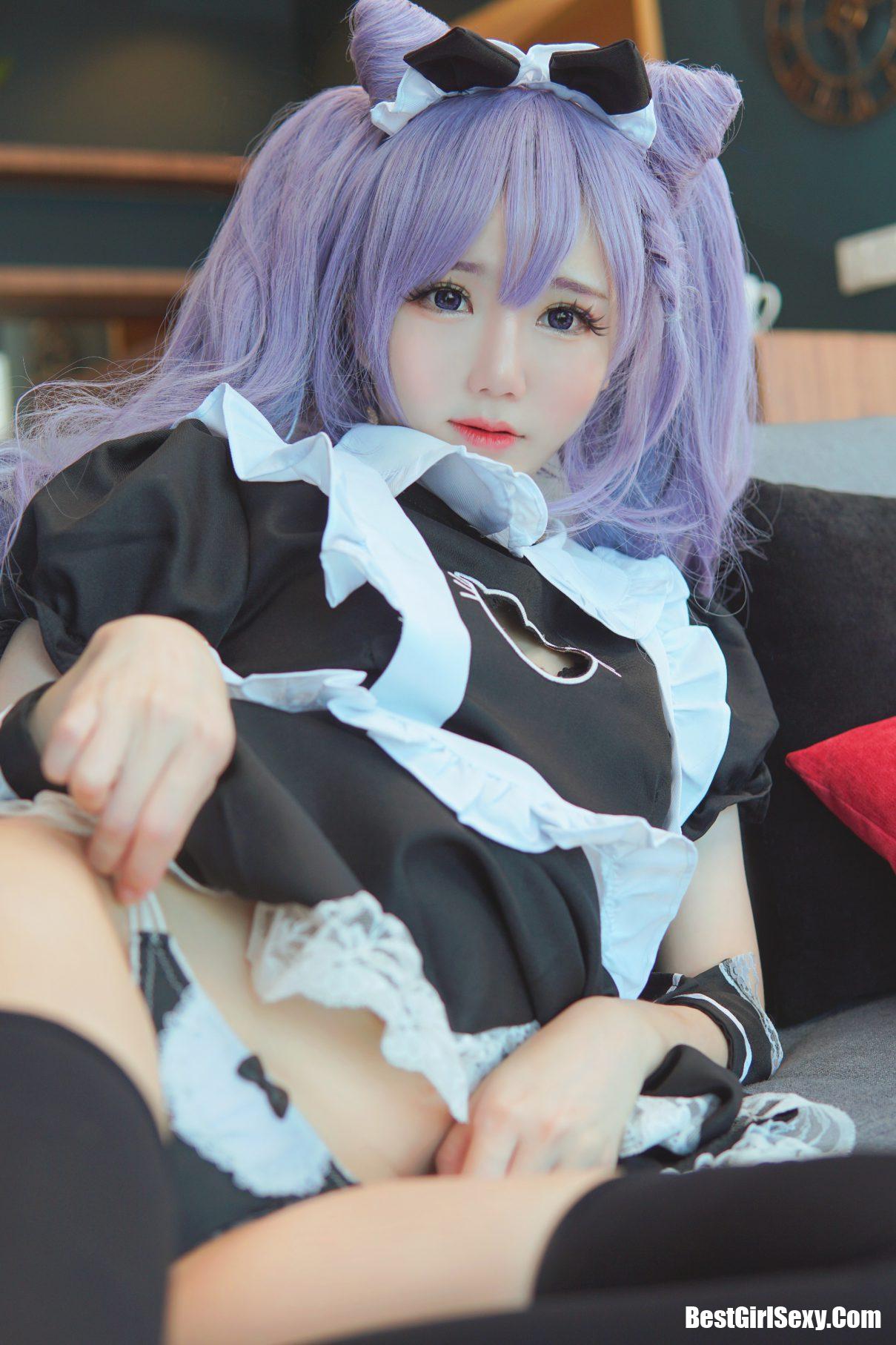 Coser@Sally Dorasnow Vol.004 Keqing Maid 50