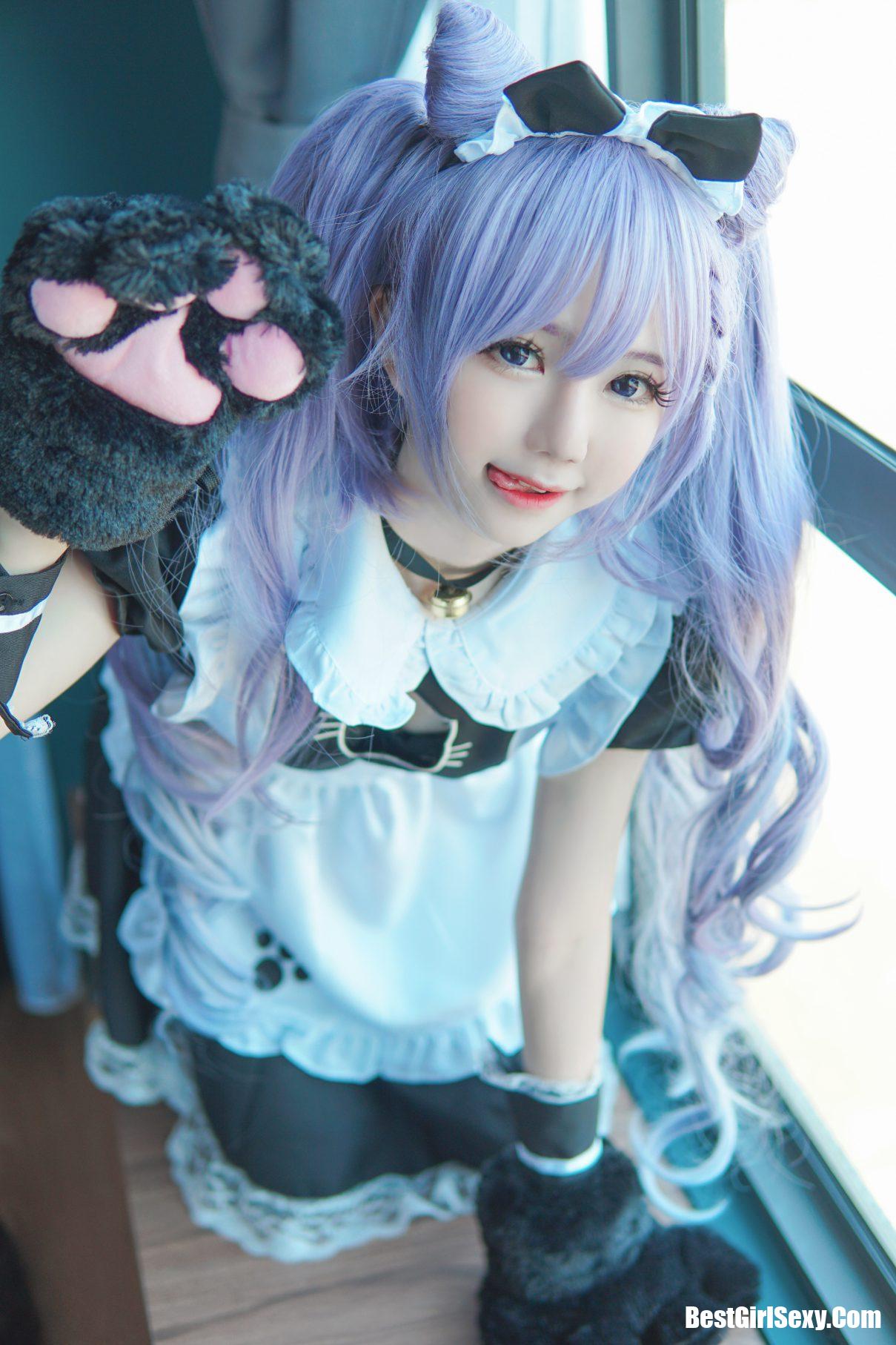 Coser@Sally Dorasnow Vol.004 Keqing Maid 5