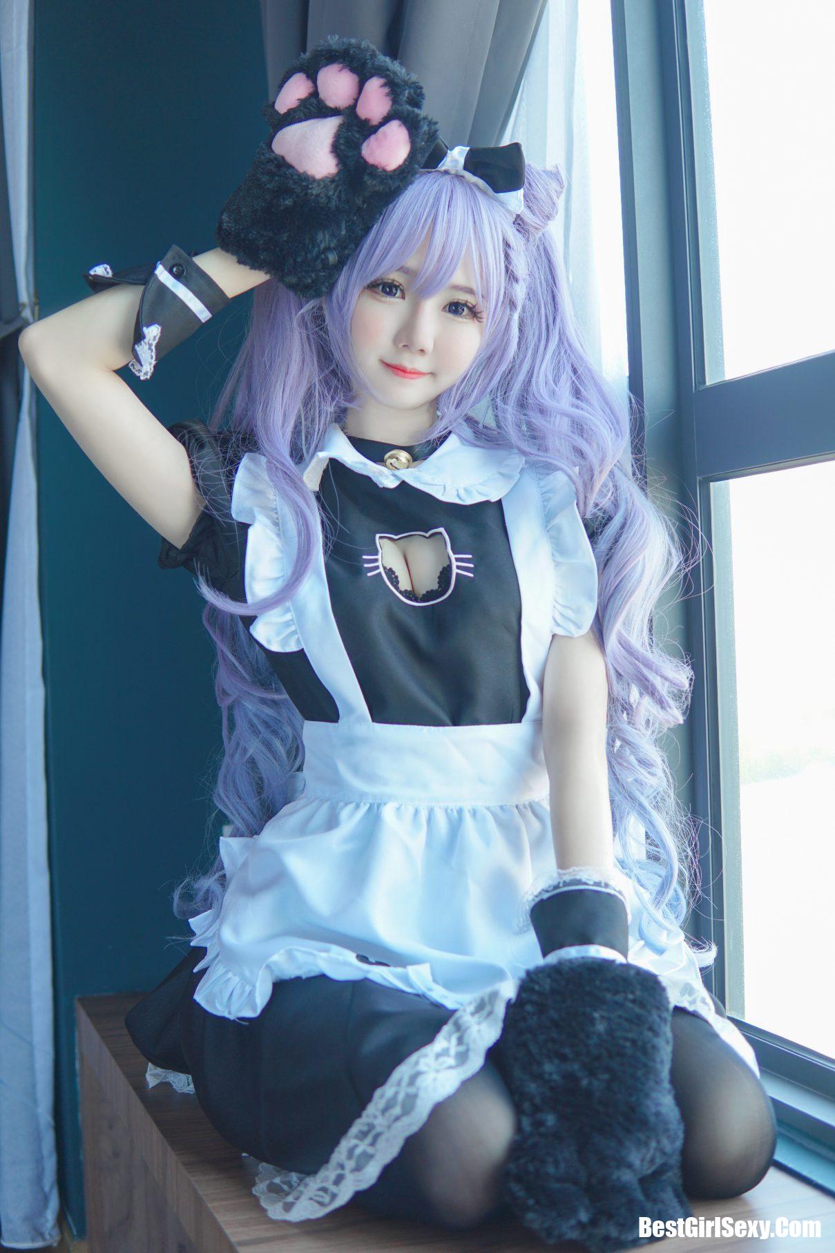 Coser@Sally Dorasnow Vol.004 Keqing Maid 6