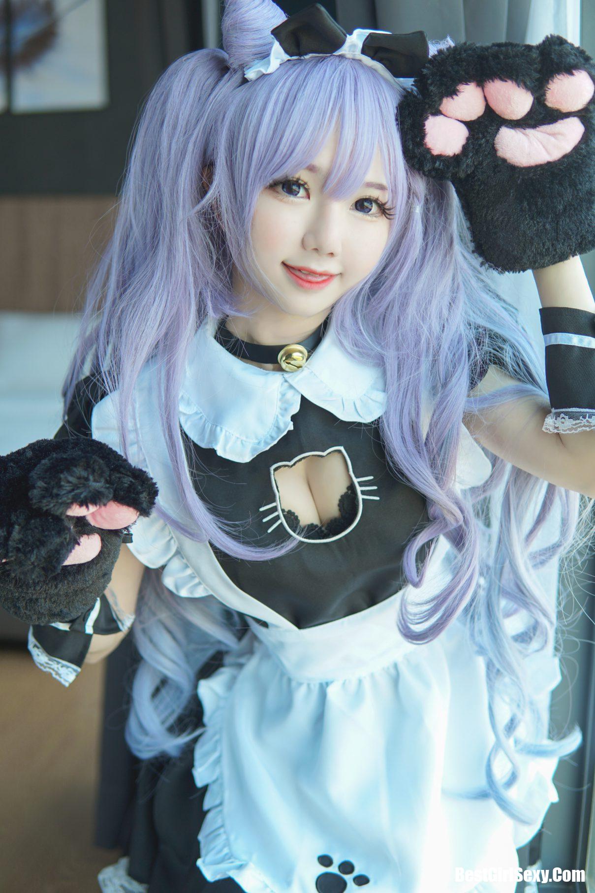 Coser@Sally Dorasnow Vol.004 Keqing Maid 8